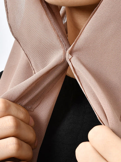 Hijab With Magnetic Buckle